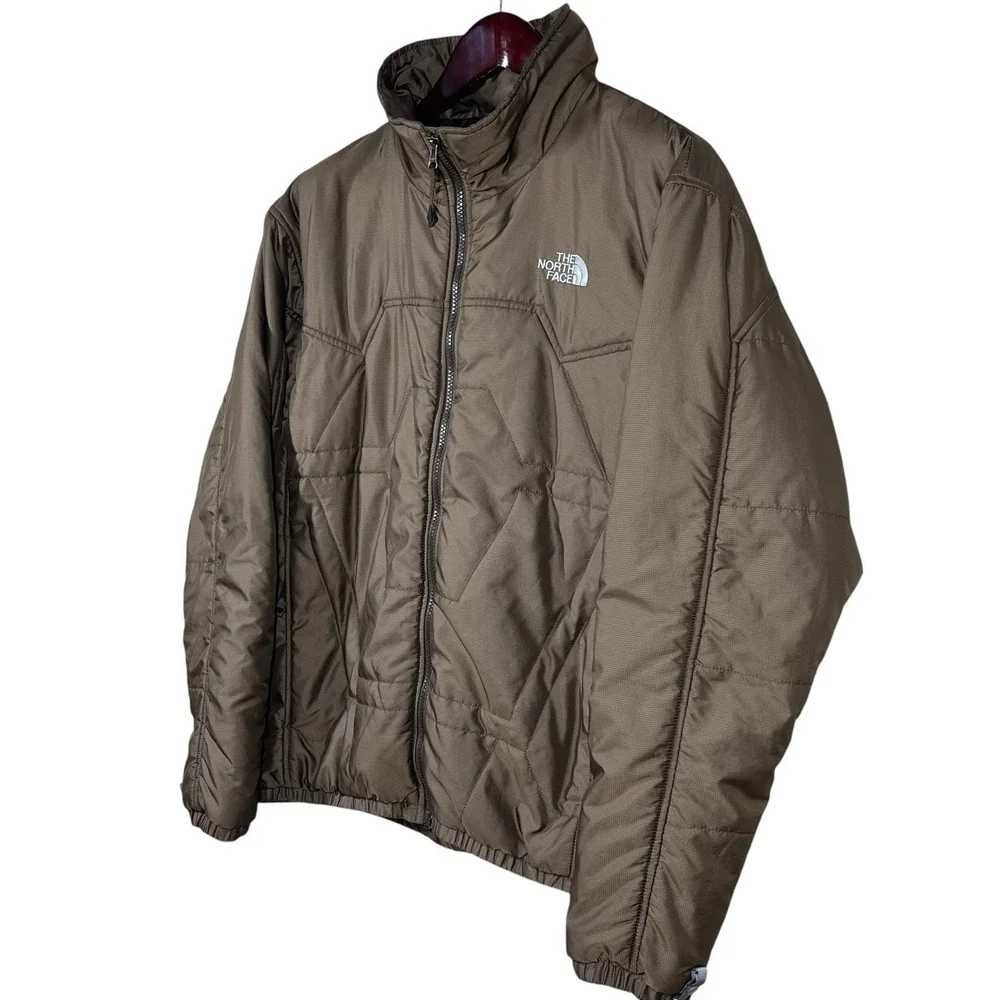 The North Face 2006 Prodigy Inner Layer Puffer Jacket Mens L Brown Lightweight